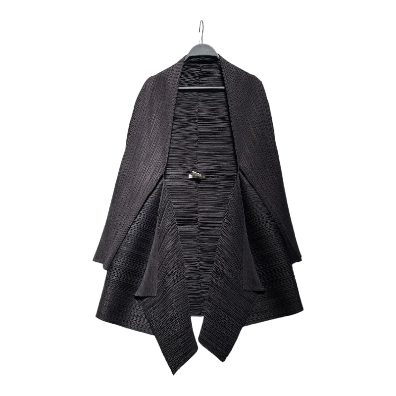 ISSEY MIYAKE/Cardigan/4/Polyester/BLK/