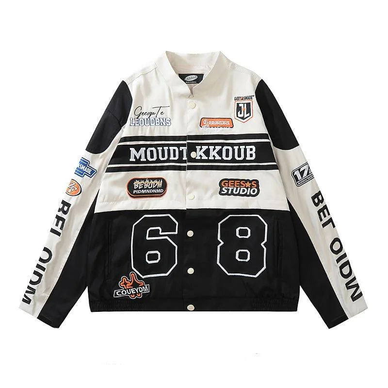 Detachable Motorcycle Retro jacket