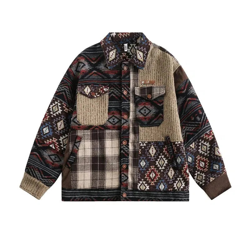 Splicing Ethnic Patchwork Jacket