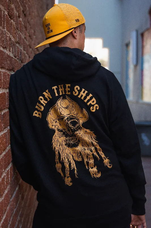 Burn The Ships Gold Foil Hoodie