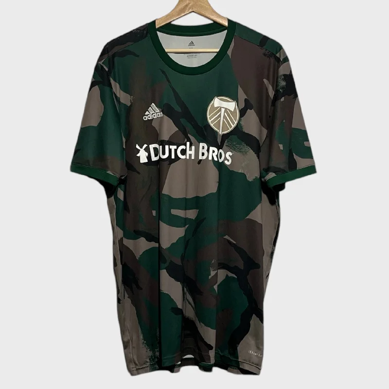 2020 Portland Timbers Camo Pre Match Jersey XL