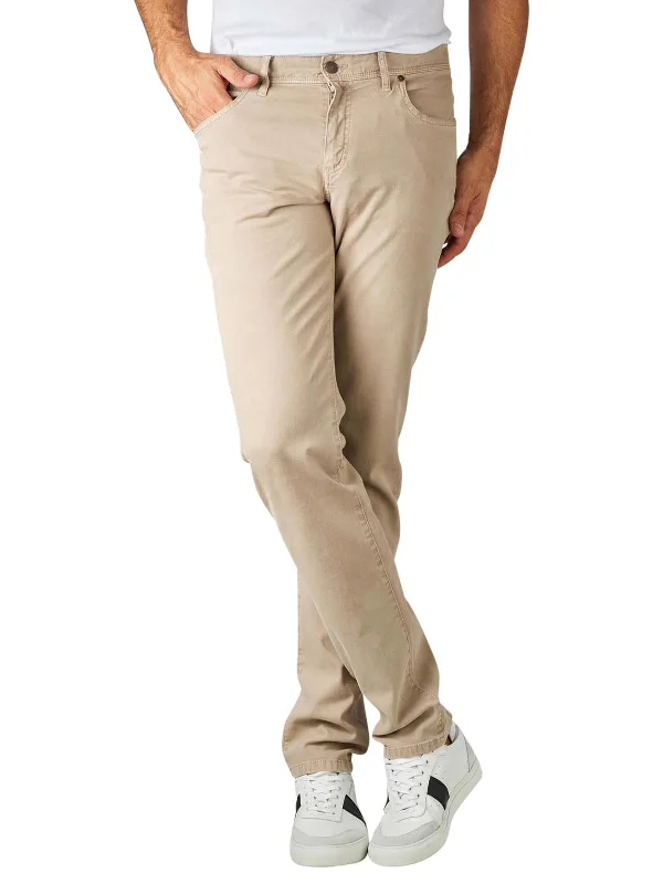 PIPE Sand Nature Soft Twill Five Pocket Pants - ALBERTO