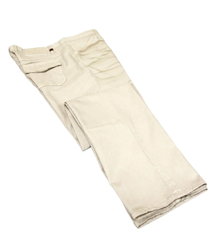 Gucci Men's Beige Dirty Washed Casual Pants (G 46 / 30 US)