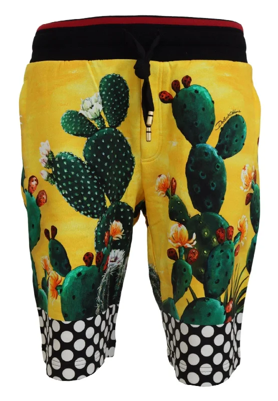 Dolce & Gabbana  Cactus Print Sweat Men's Shorts