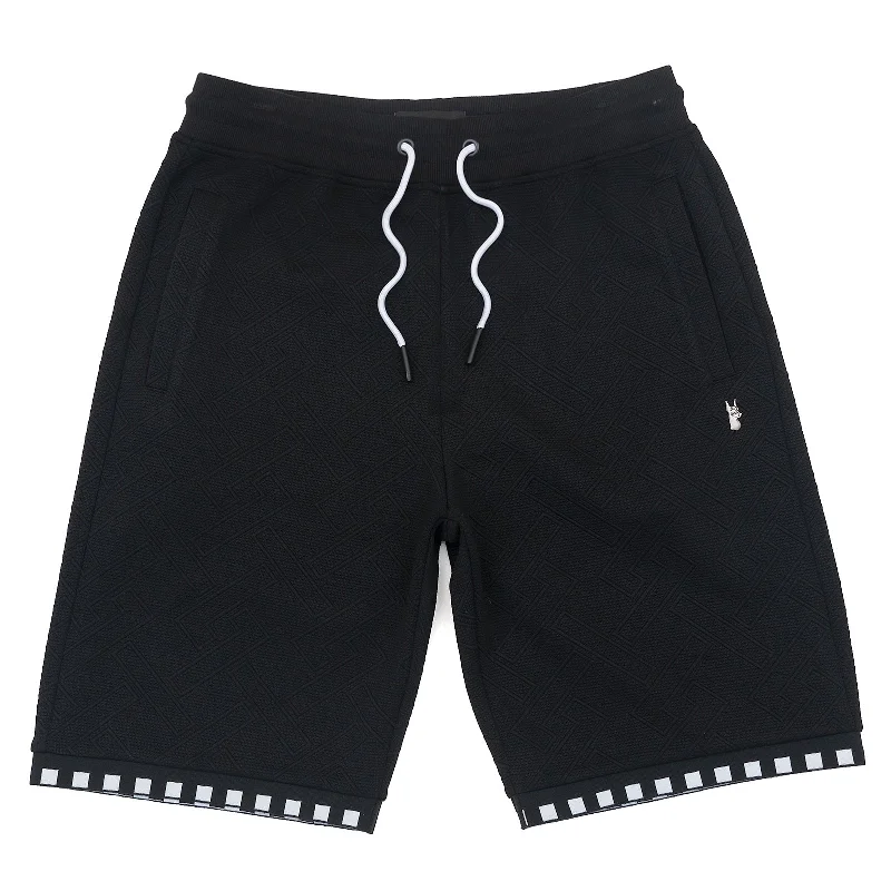 M963 Bianchi Jacquard Shorts - Black