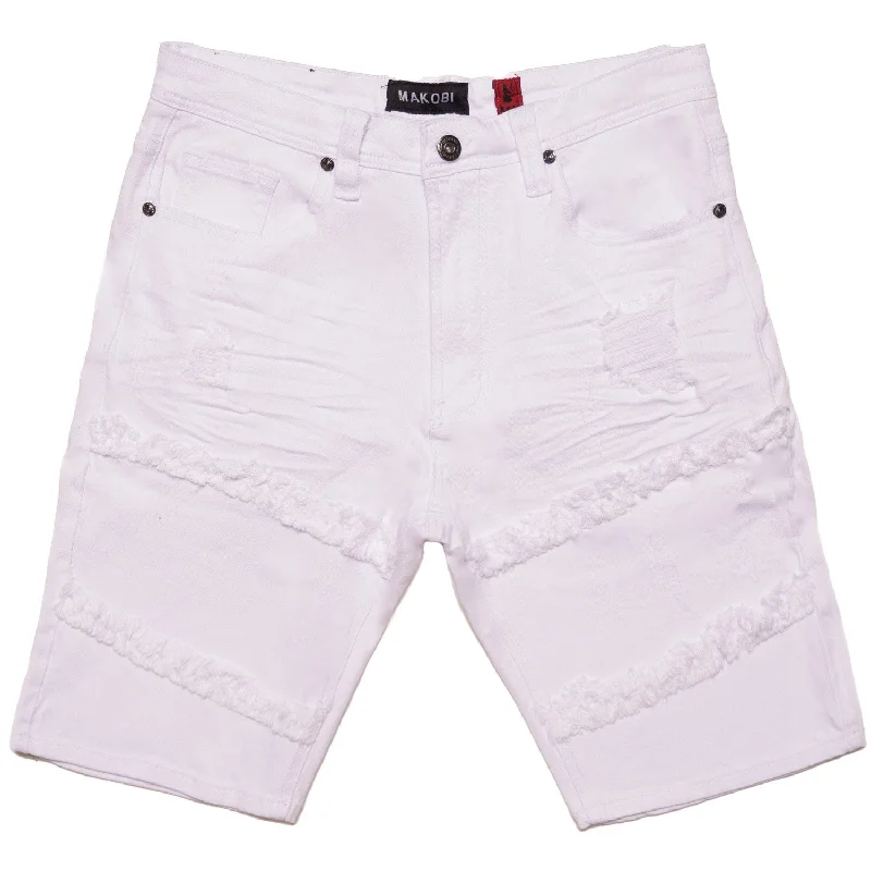 M967 Noah Denim Shorts - White